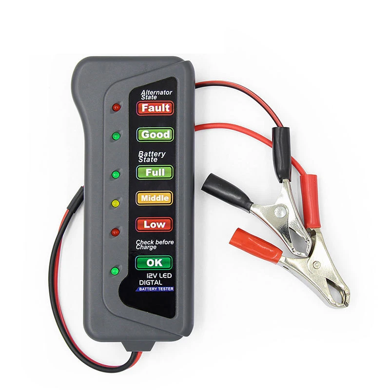 12V Car Battery & Alternator Tester