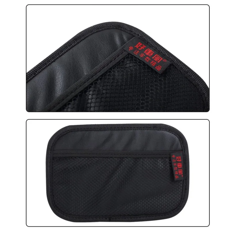 Car Leather Mesh Bag