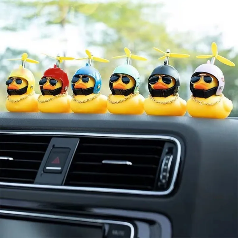 Yellow Duck Car Dashboard Decoration