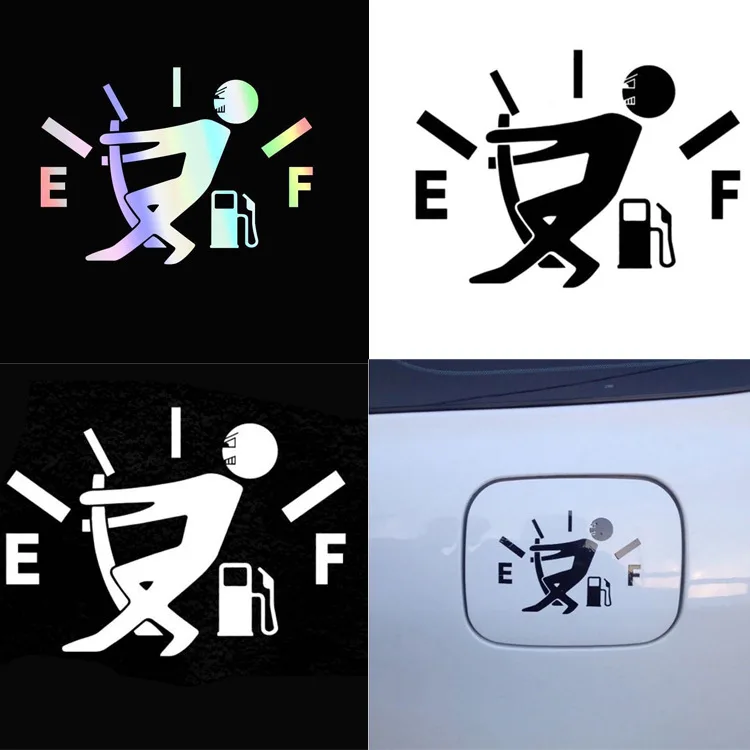 Car Pull Fuel Tank Sticker