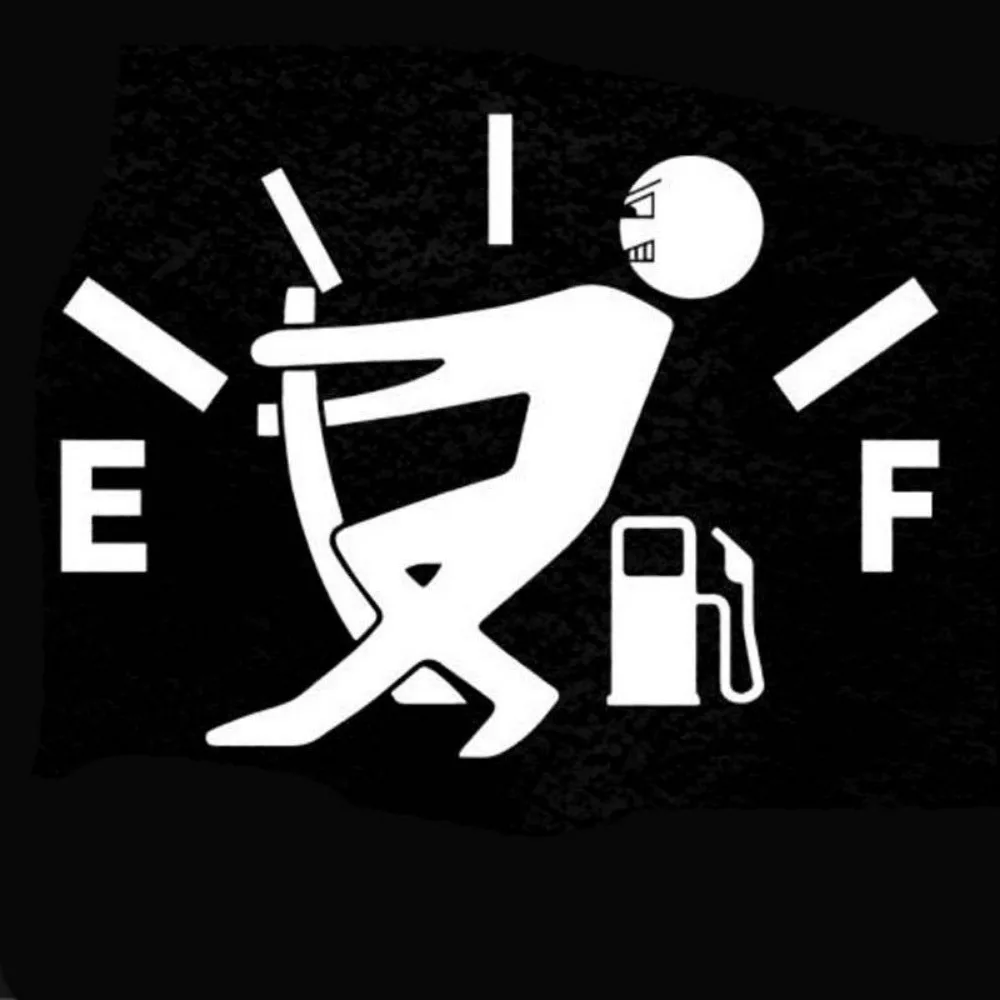 Car Pull Fuel Tank Sticker