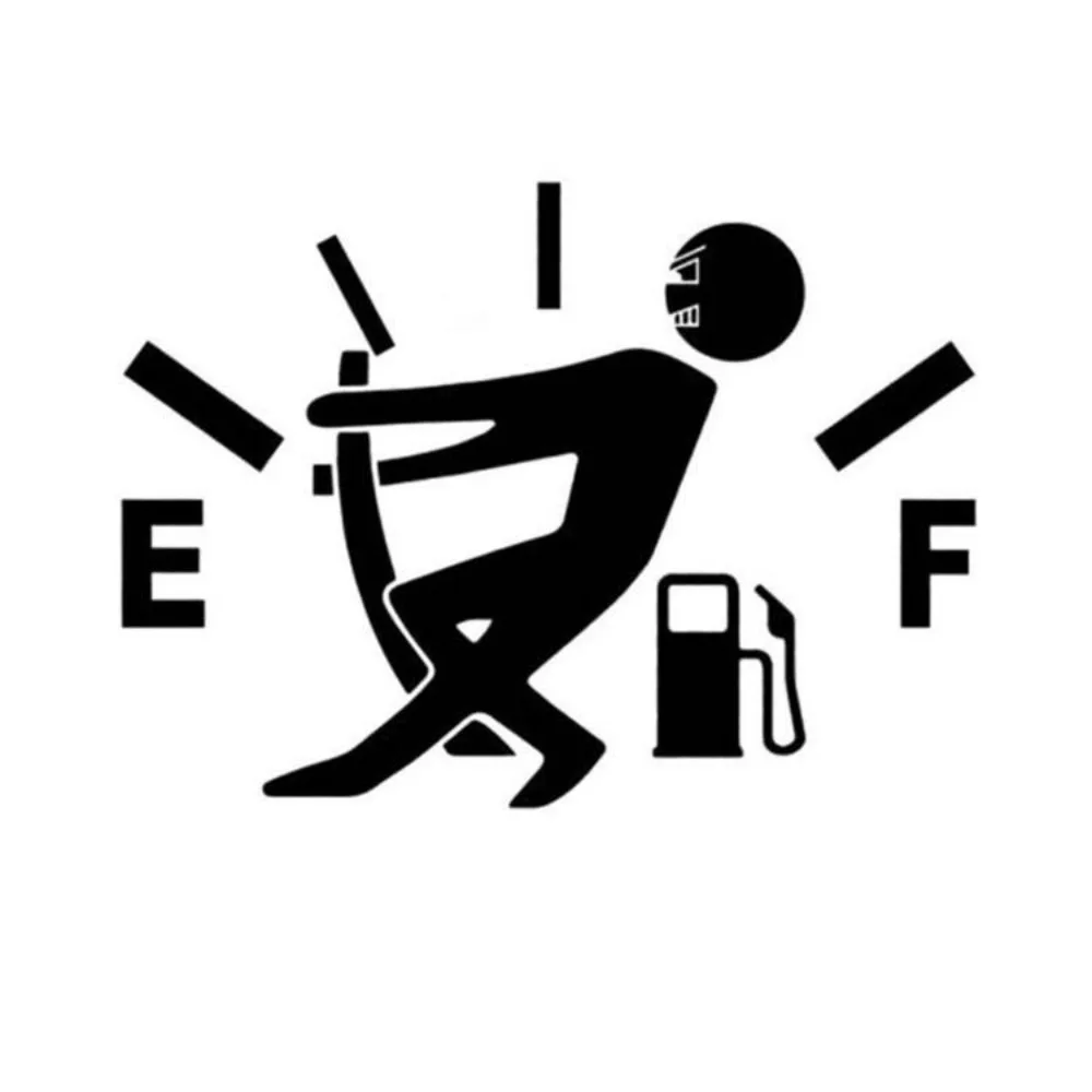 Car Pull Fuel Tank Sticker