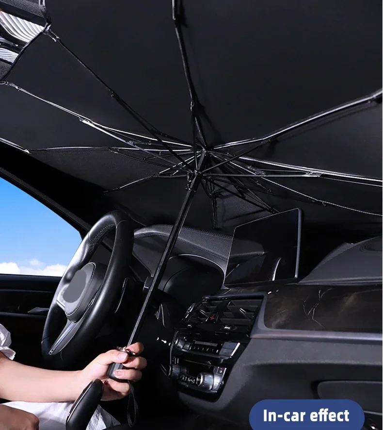 Foldable Car Windshield Sun Shade Umbrella