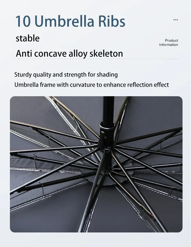 Foldable Car Windshield Sun Shade Umbrella