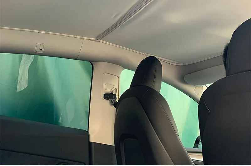 Ice Crystal Sunroof Sunshade for Tesla Model