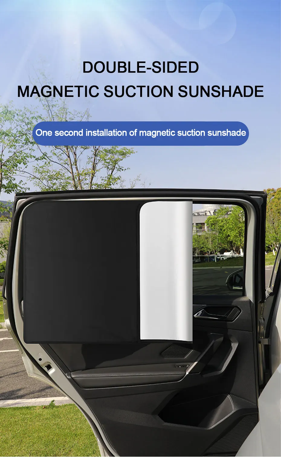 Car Side Window Sun Shade Curtain