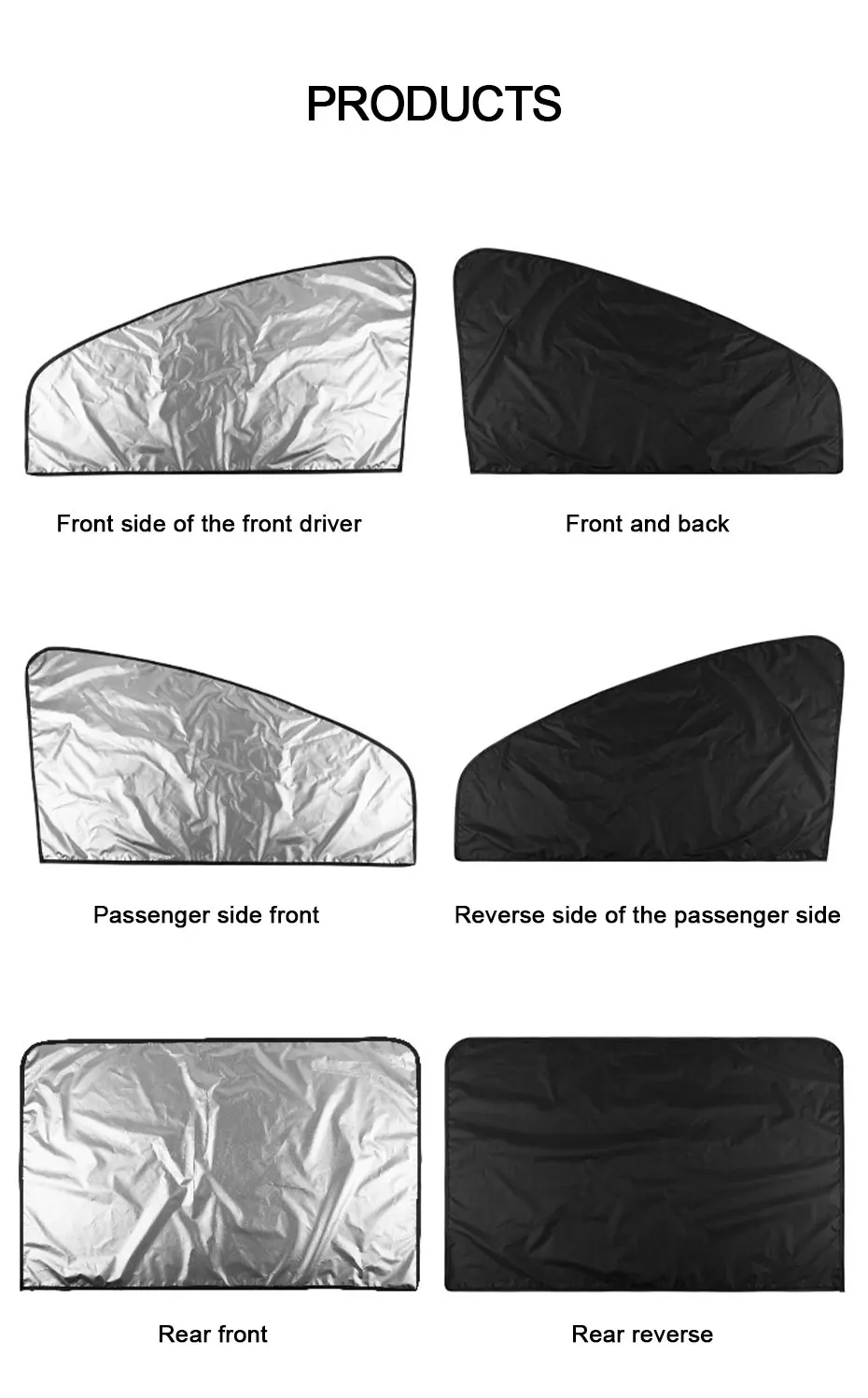 Car Side Window Sun Shade Curtain