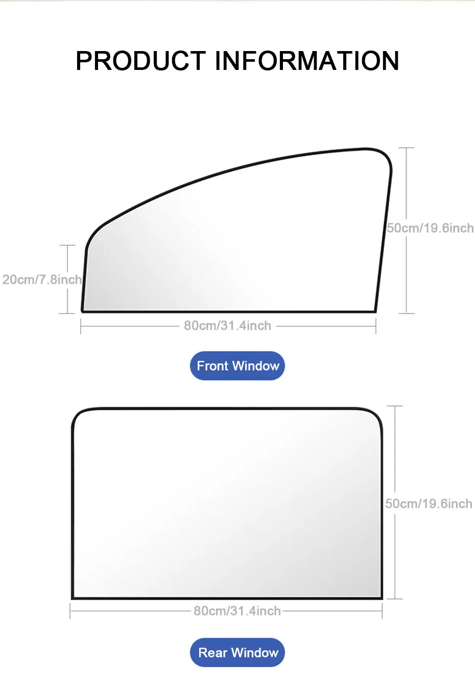 Car Side Window Sun Shade Curtain