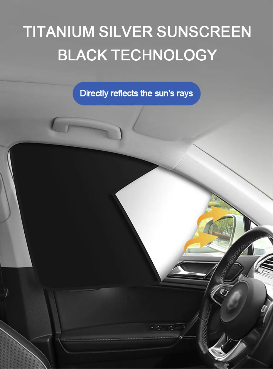 Car Side Window Sun Shade Curtain