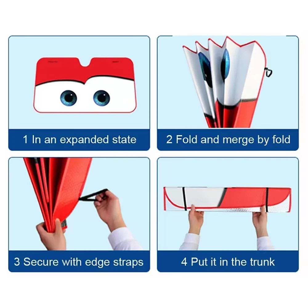 Car Solar Protection 4 Colors Eyes