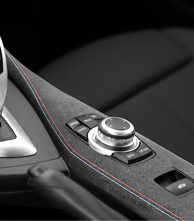Alcantara Console Knob Trim for BMW F20/F21/F22/F23