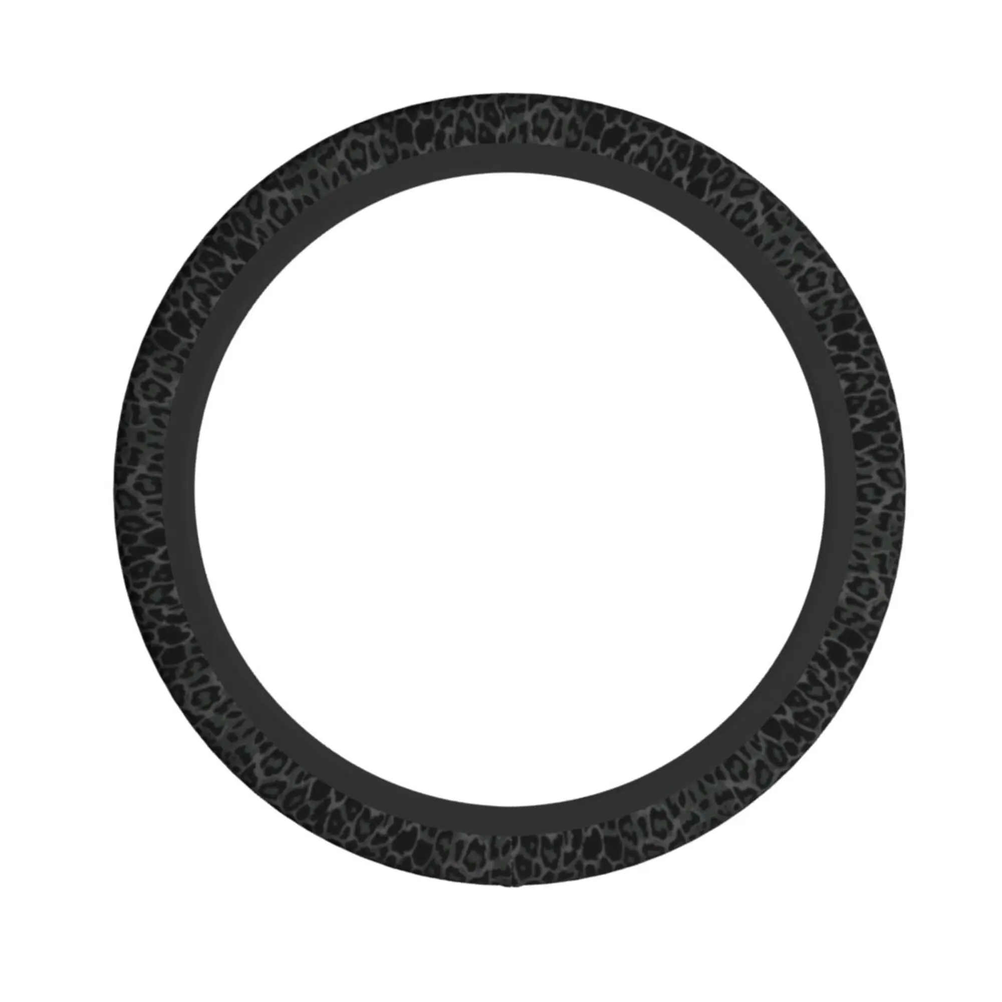 Black Leopard Anti-Slip Steering Wheel Cover