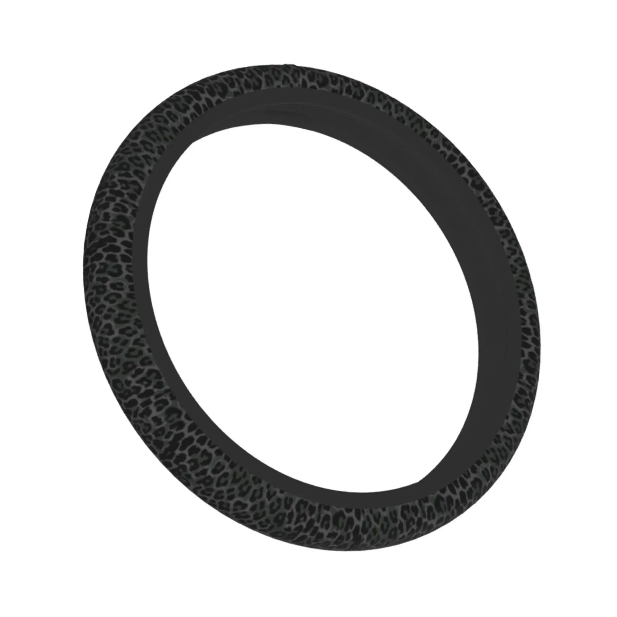 Black Leopard Anti-Slip Steering Wheel Cover