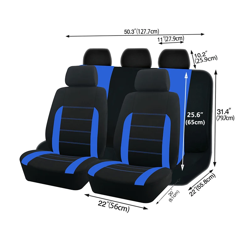 AUTO PLUS Universal Car Seat Covers - Fits Most Cars, SUVs, Trucks, Vans" 7