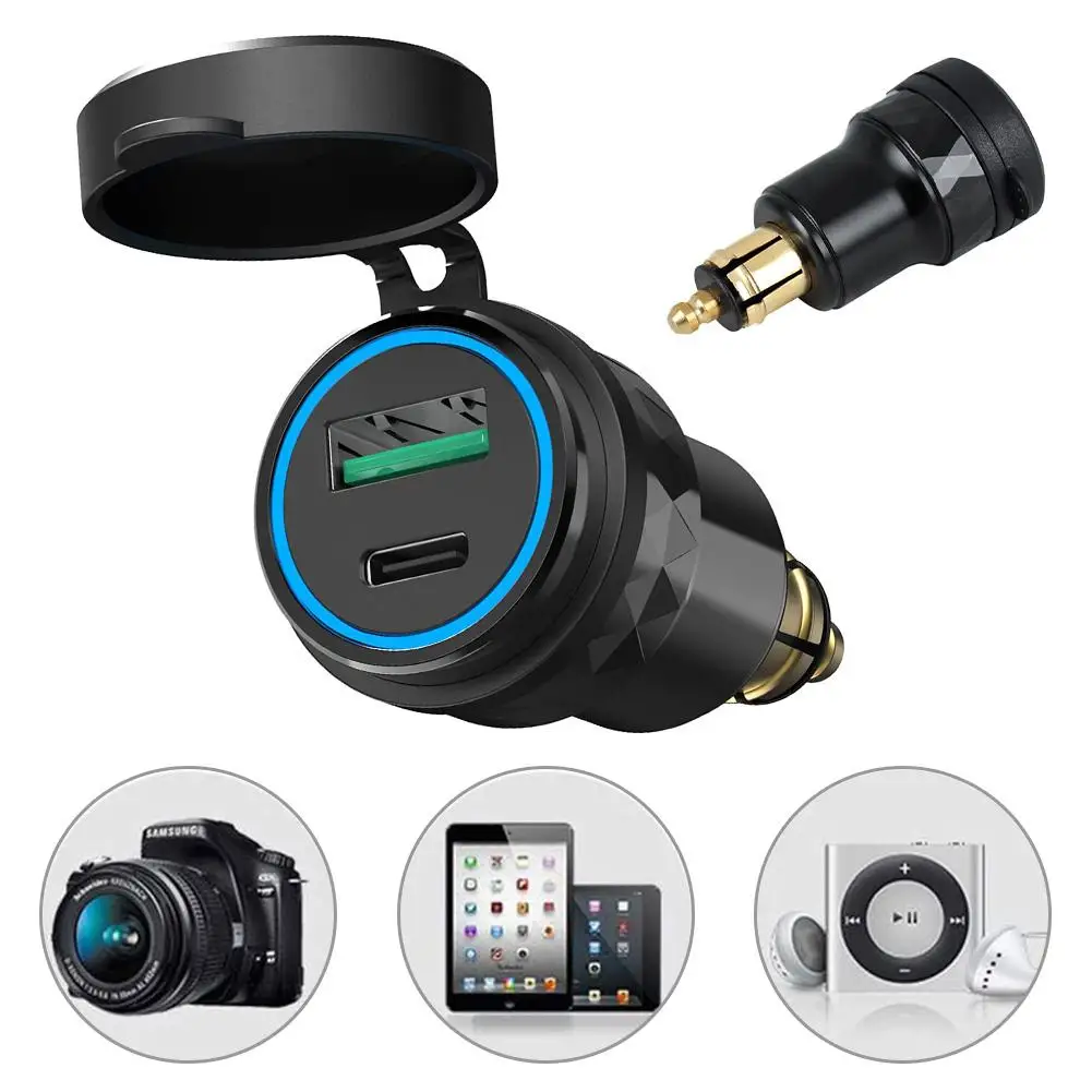 BMW Motorcycle Quick Charge 3.0 Dual USB & Type-C