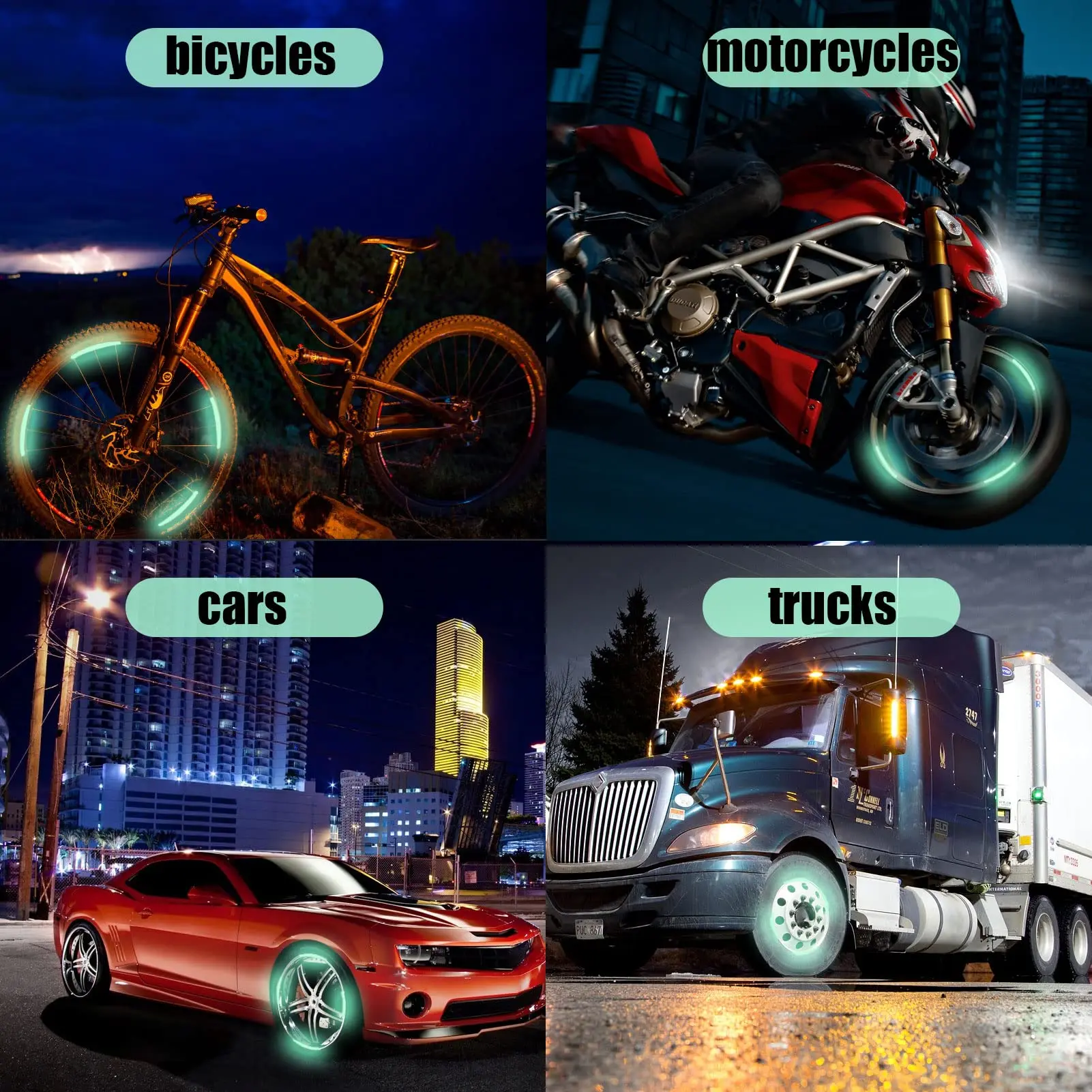 Car Wheel Reflective Stickers