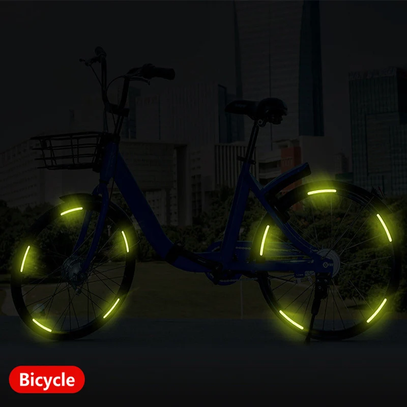 Car Wheel Hub Reflective Stripes