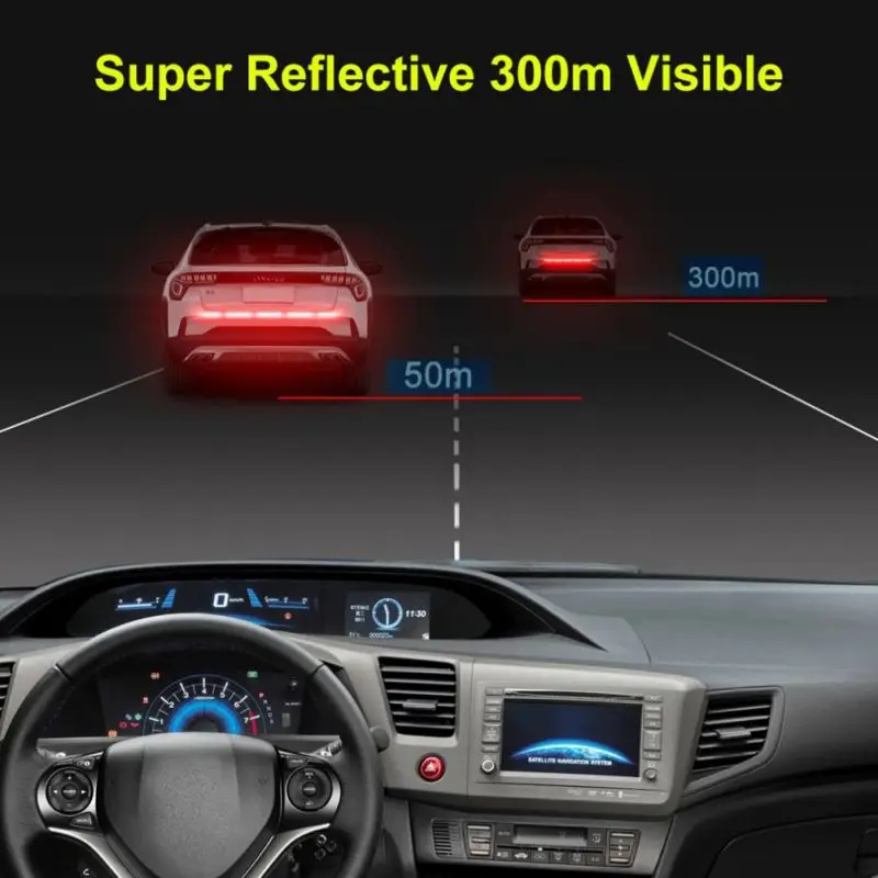 Car Wheel Hub Reflective Stripes