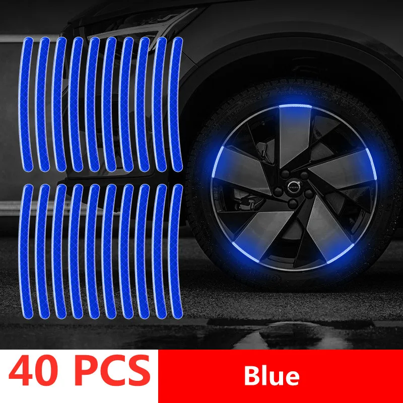 40pcs blue tyre