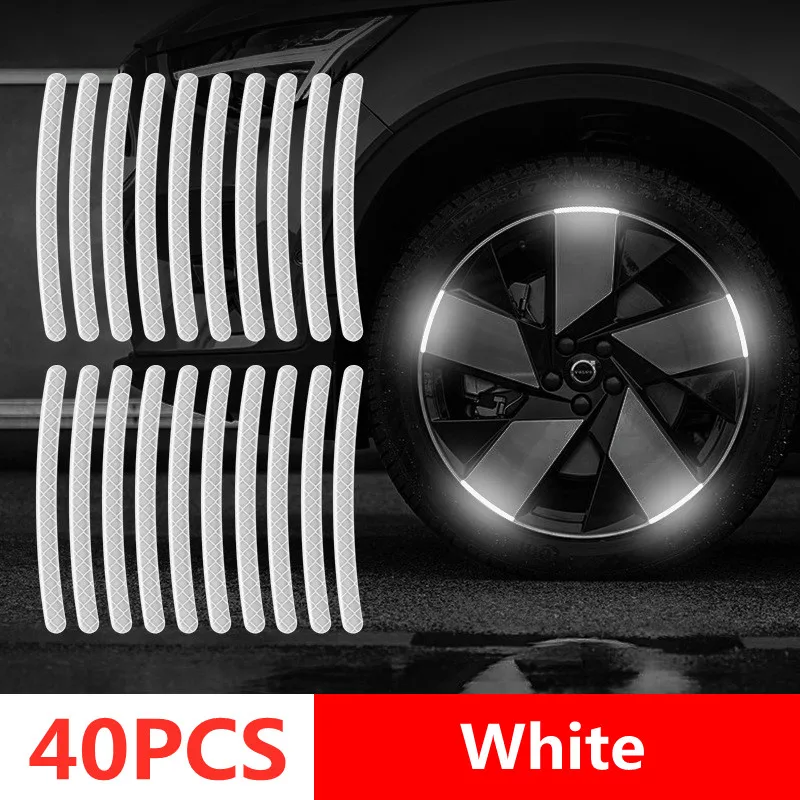 40pcs white tyre