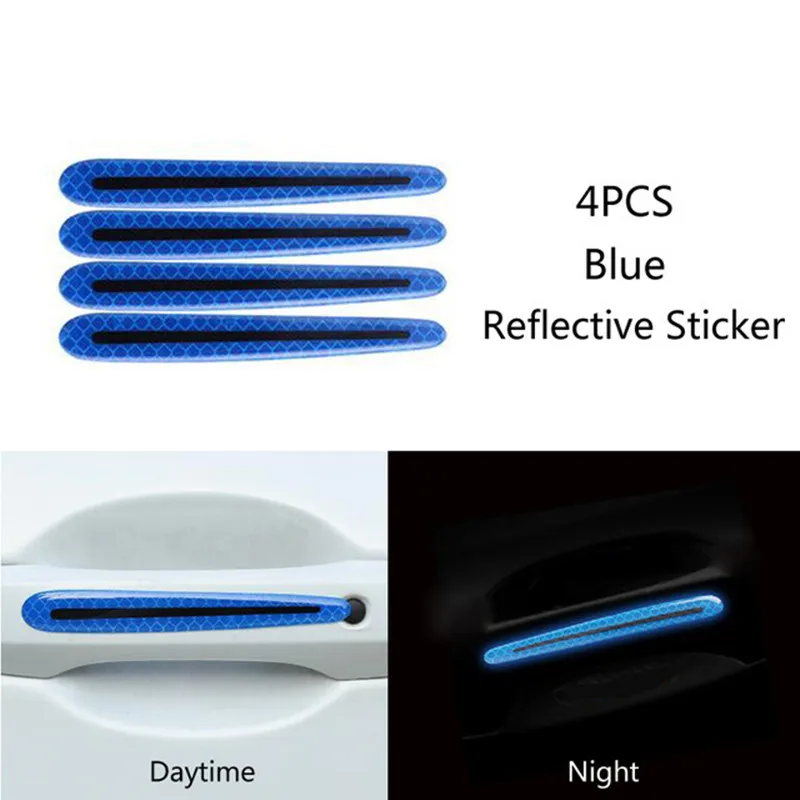 4pcs blue handle