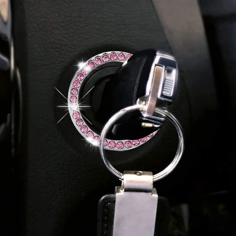 Car Ignition Key Ring Diamond