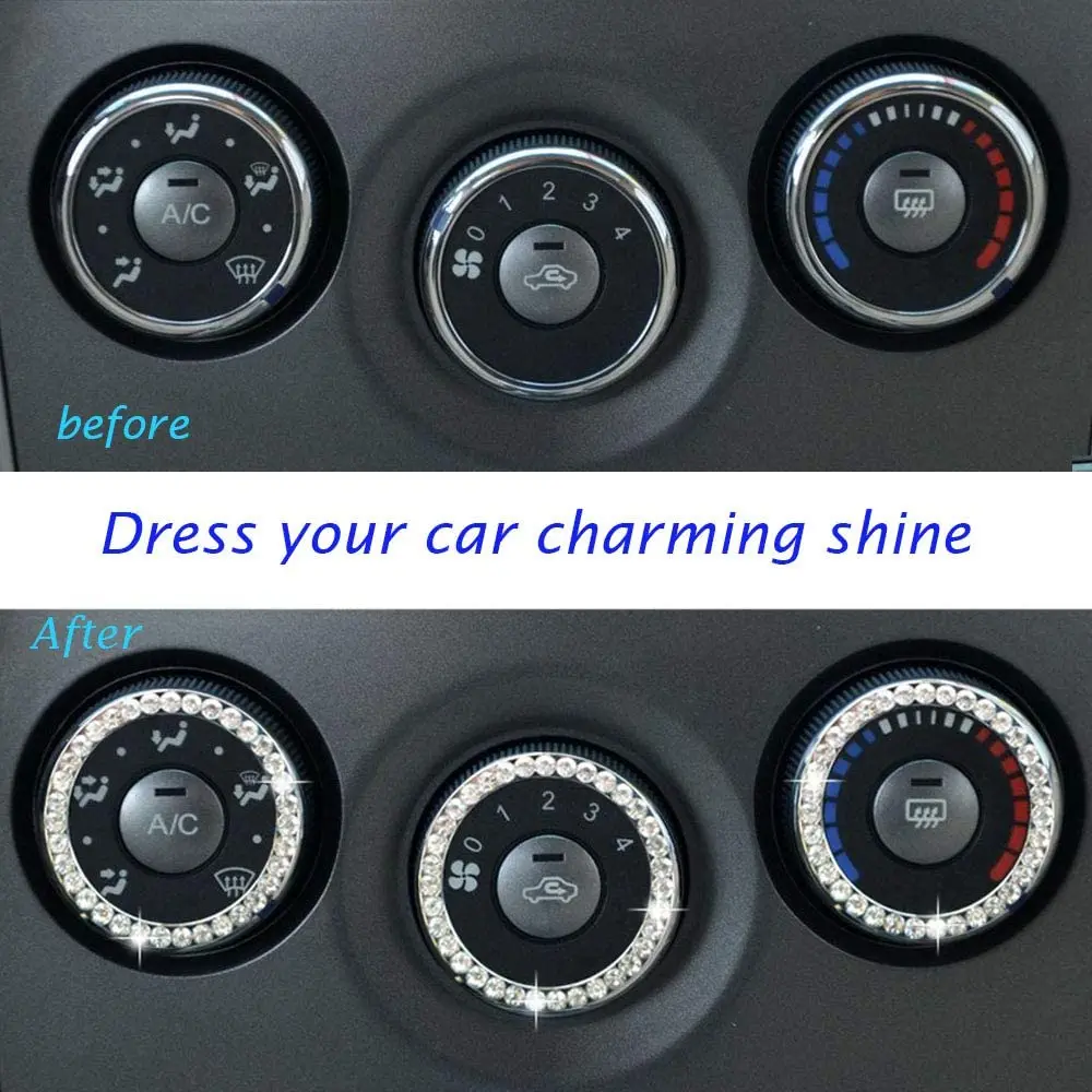 Car Ignition Key Ring Diamond