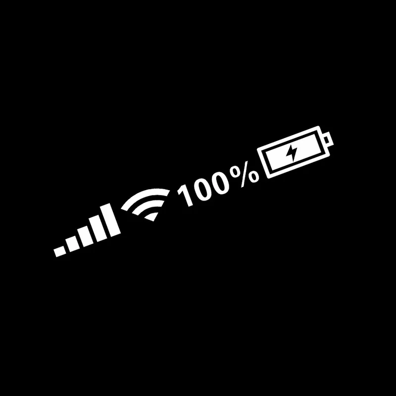 Wifi Power Sign Sticker