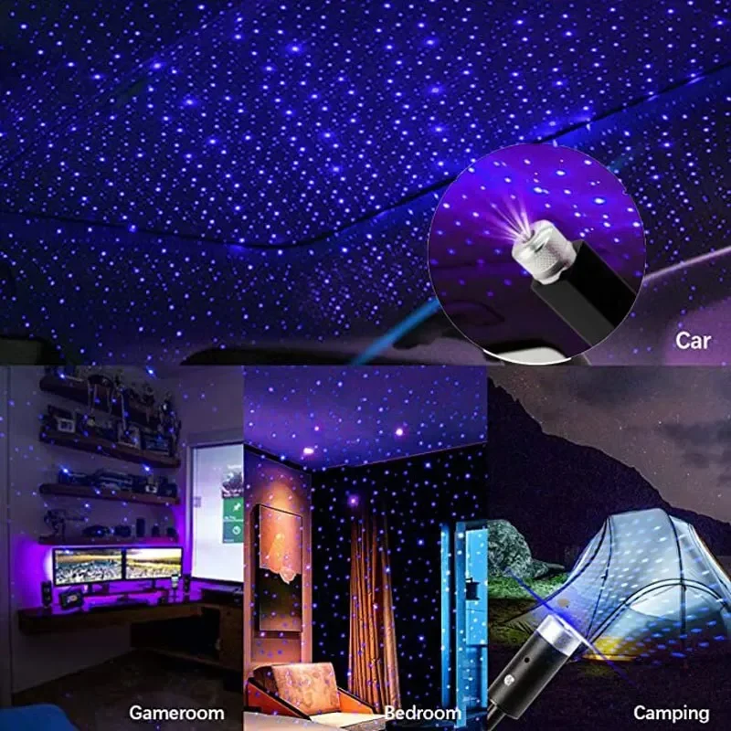 LED Roof Star Night Light Projector