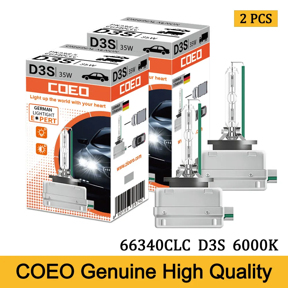 CLASSIC Original Car Xenon Headlight 6000K Standard White Light