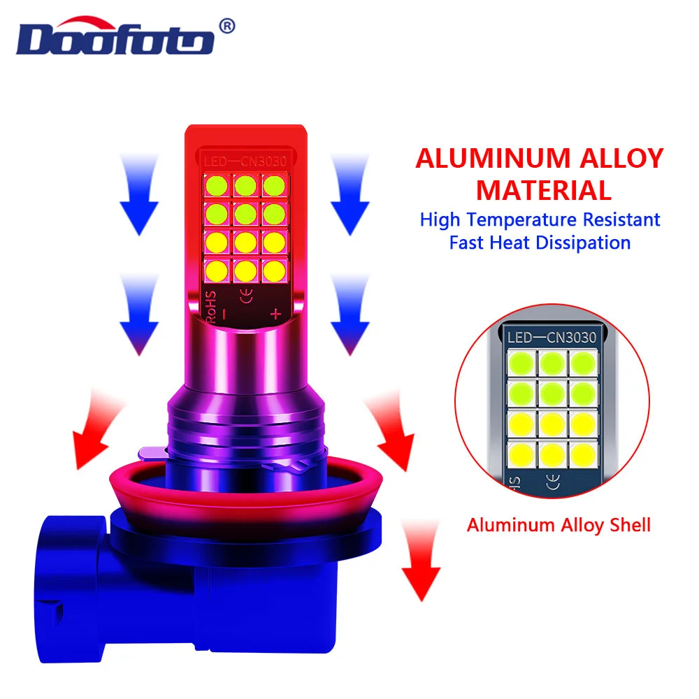 1pcs Strobe Car Fog Lamp Led Bulb