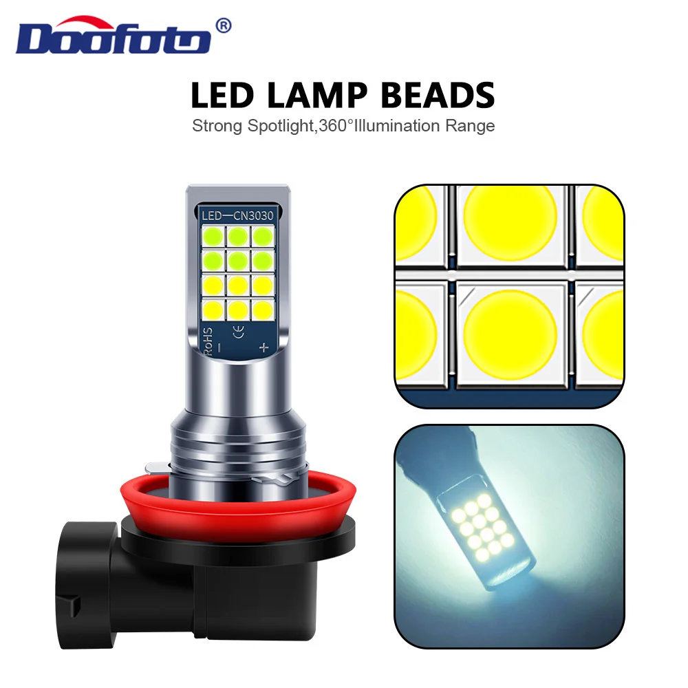 1pcs Strobe Car Fog Lamp Led Bulb