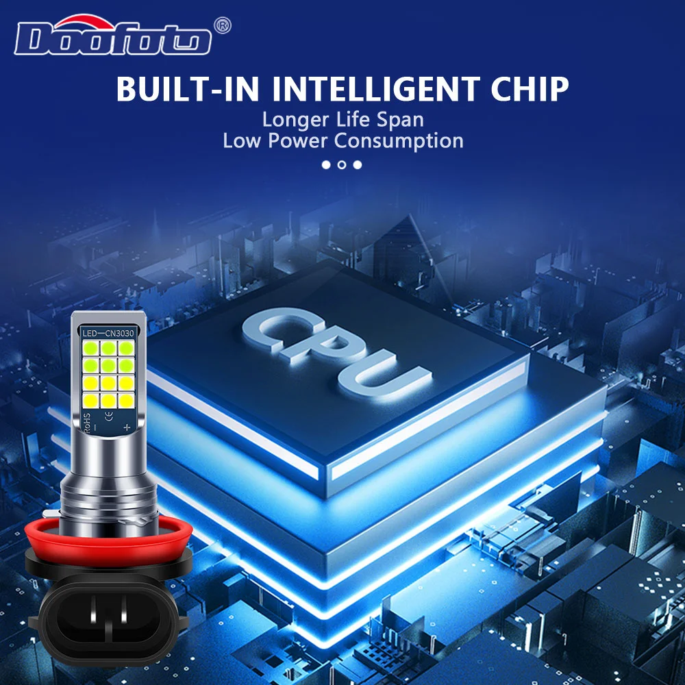 1pcs Strobe Car Fog Lamp Led Bulb