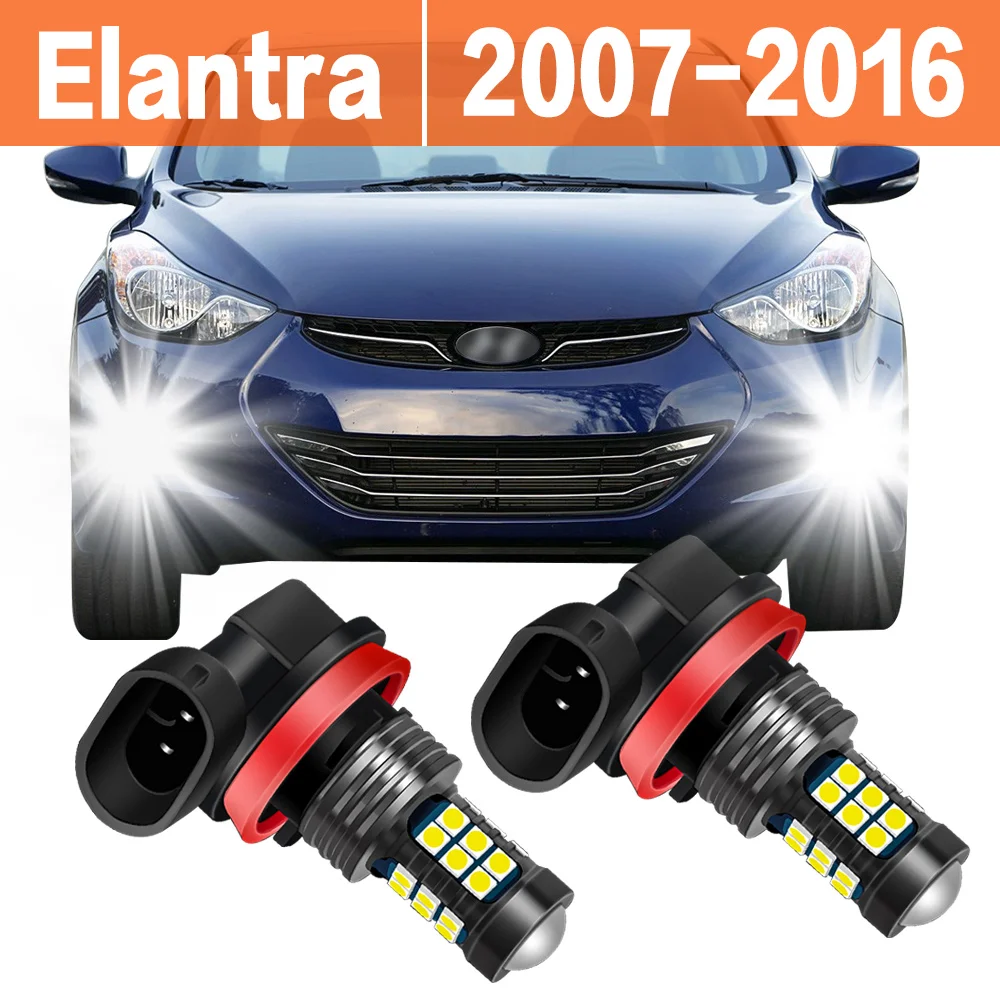 2PCS Car LED Fog Light Lamp Bulb For Hyundai