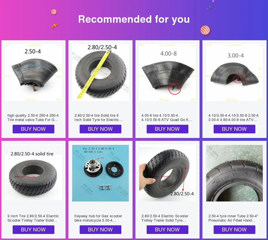 Chunky mobility scooter inner  tire
