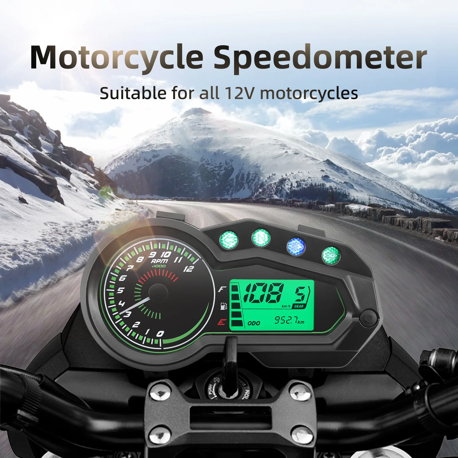 Universal Motorcycles Odometer Speedometer Universal Motorcycles Odometer Speedometer