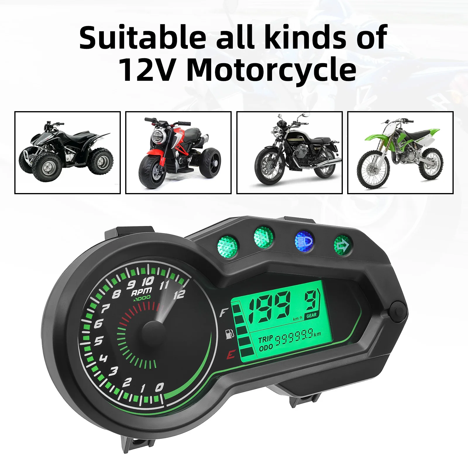 Universal Motorcycles Odometer Speedometer Universal Motorcycles Odometer Speedometer