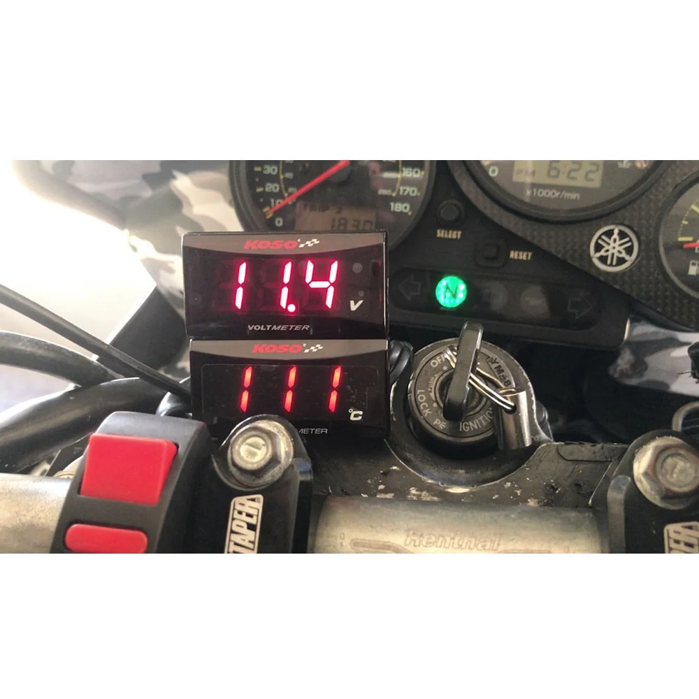 Temperature Digital Display Meter Gauge Sensor Adapter For KOSO