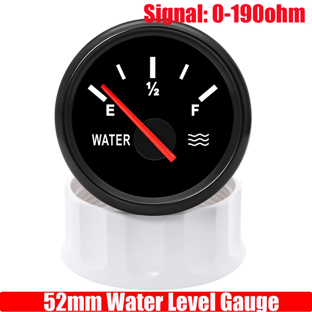 Water Float Sensor+Water Level Gauge Red Color LED 52mm Water Tank Meter Indicator Water Float Sensor+Water Level Gauge Red Color LED 52mm Water Tank Meter Indicator