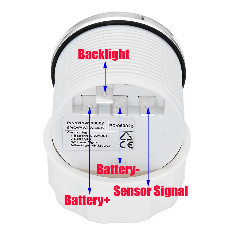 Water Float Sensor+Water Level Gauge Red Color LED 52mm Water Tank Meter Indicator Water Float Sensor+Water Level Gauge Red Color LED 52mm Water Tank Meter Indicator