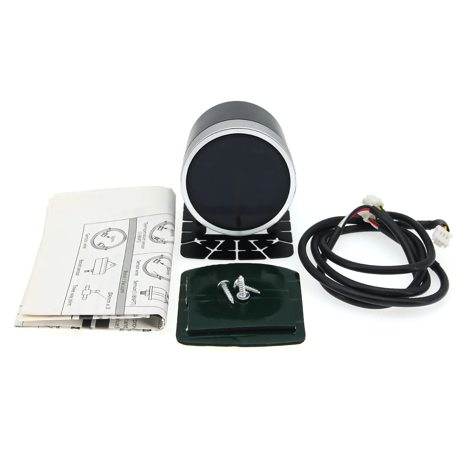 8 Color Racing Car Oil Pressure Water Oil Temp EGT Exhaust Temp Turbo Boost Tachometer Gauge Meter
