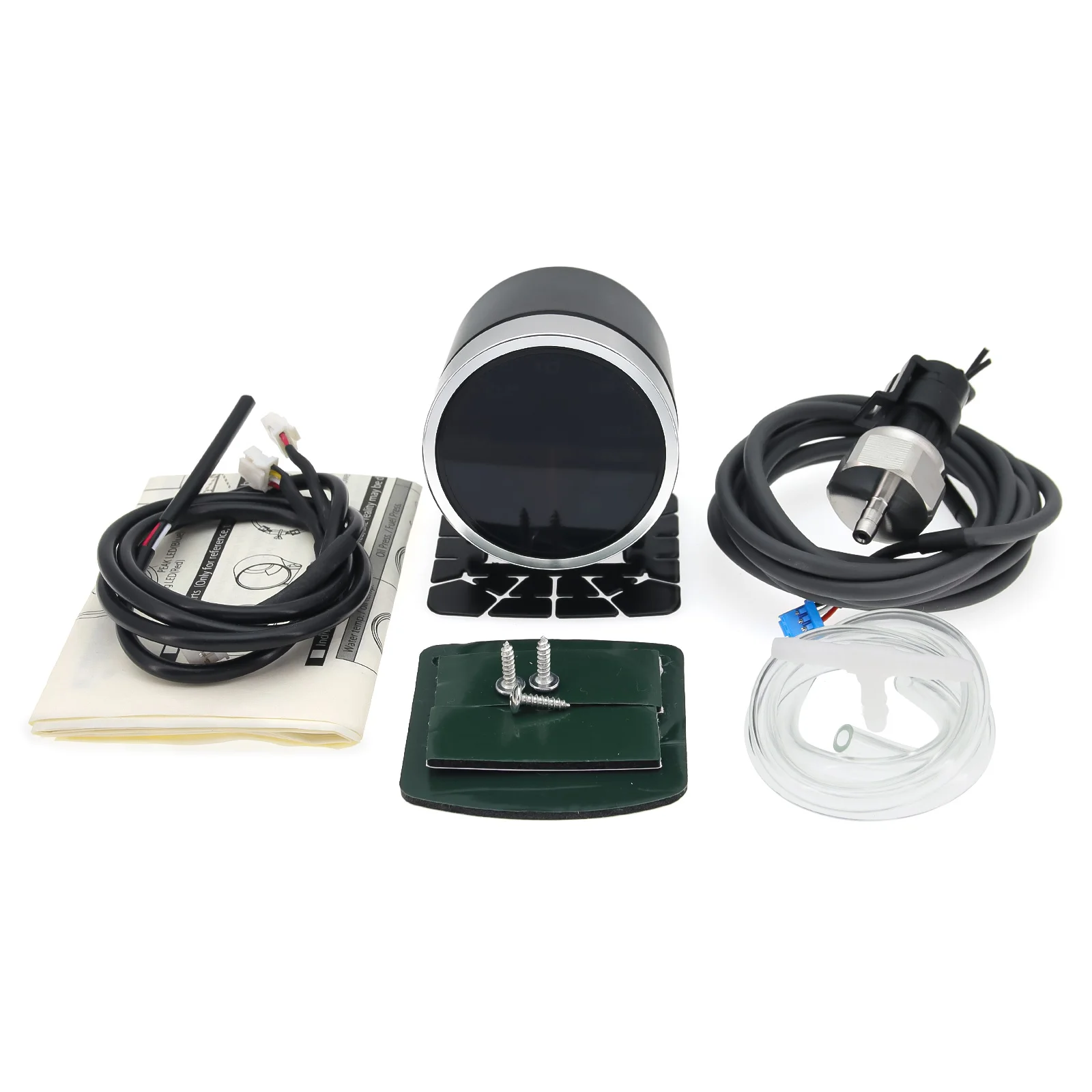 8 Color Racing Car Oil Pressure Water Oil Temp EGT Exhaust Temp Turbo Boost Tachometer Gauge Meter