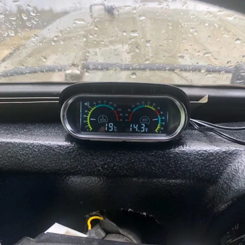LCD Car Digital Horizontal gauge Water Temp LCD Car Digital Horizontal gauge Water Temp