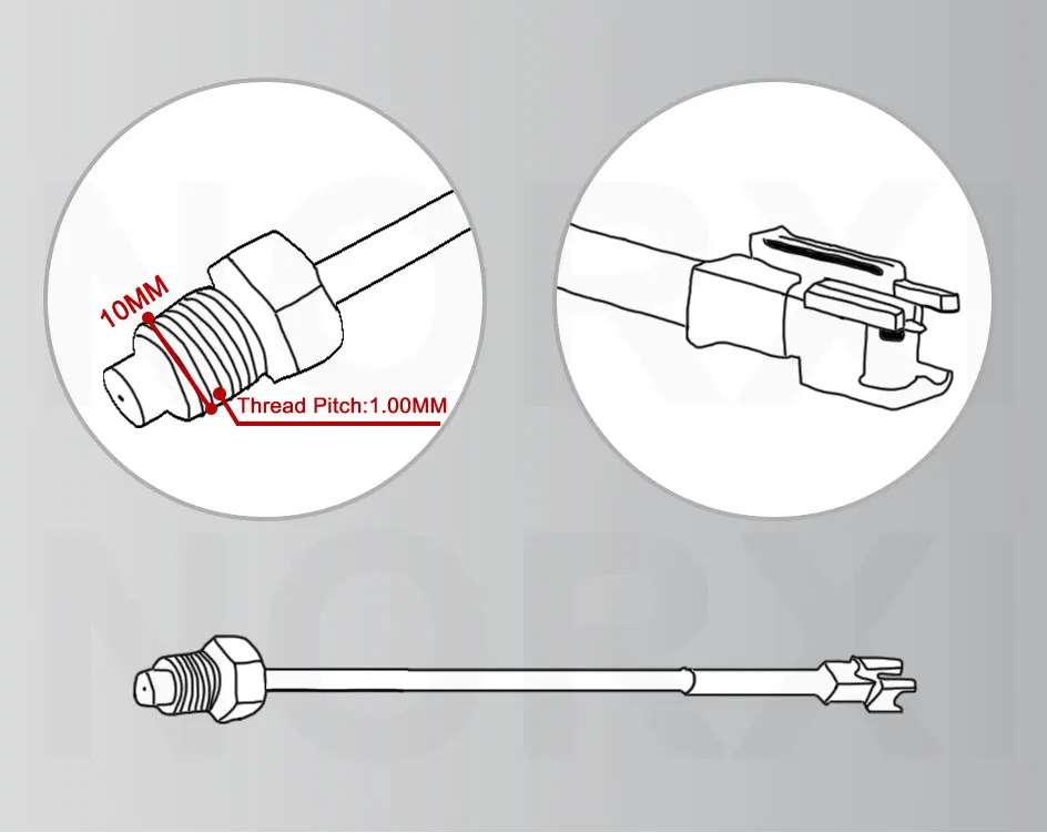 Motorcycle Water Temperature Mini Meter