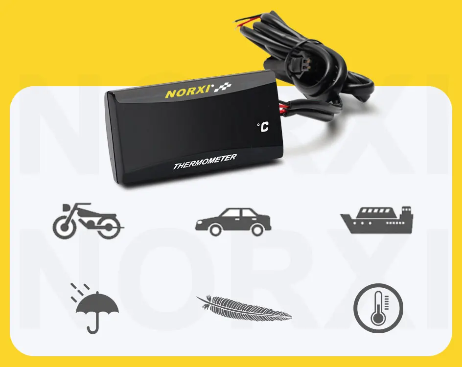 Motorcycle Water Temperature Mini Meter