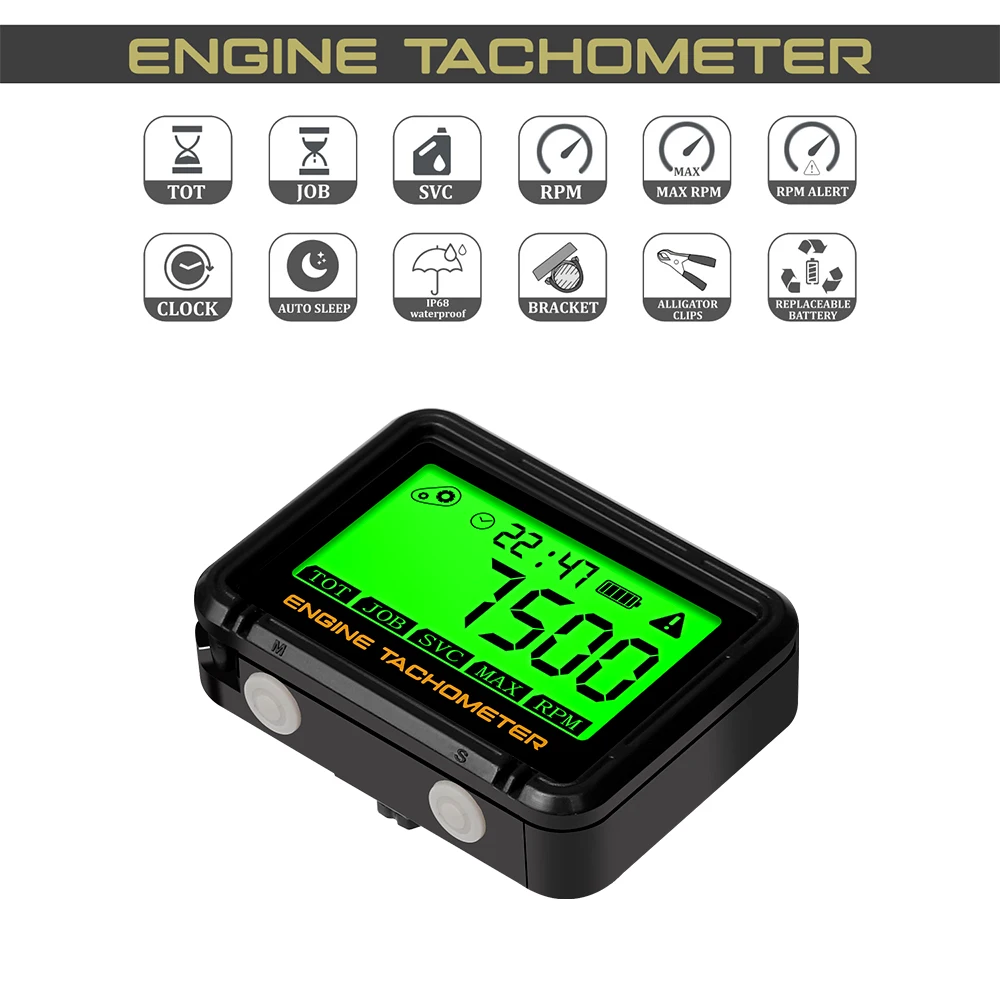 Moto Inductive Digital Tachometer