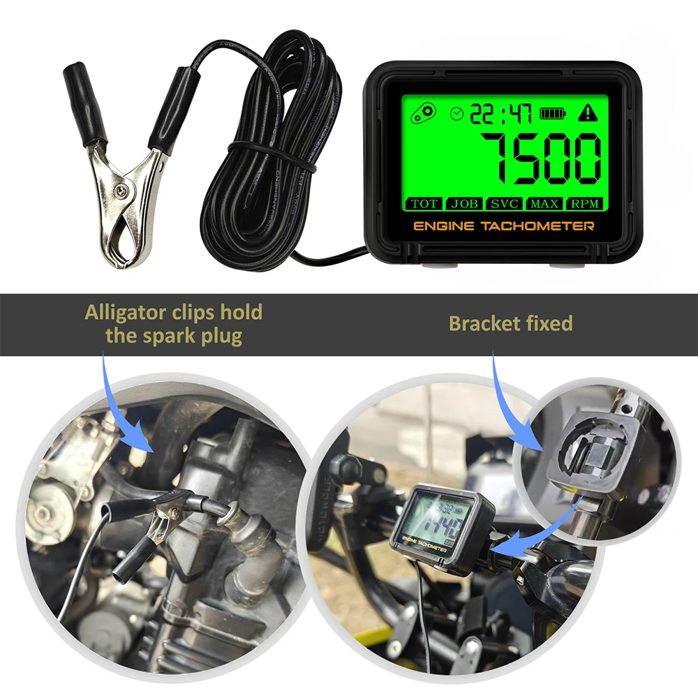 Moto Inductive Digital Tachometer