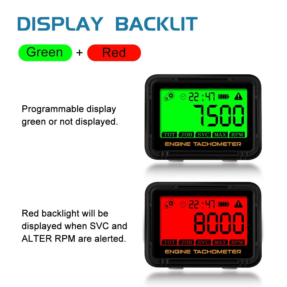 Moto Inductive Digital Tachometer