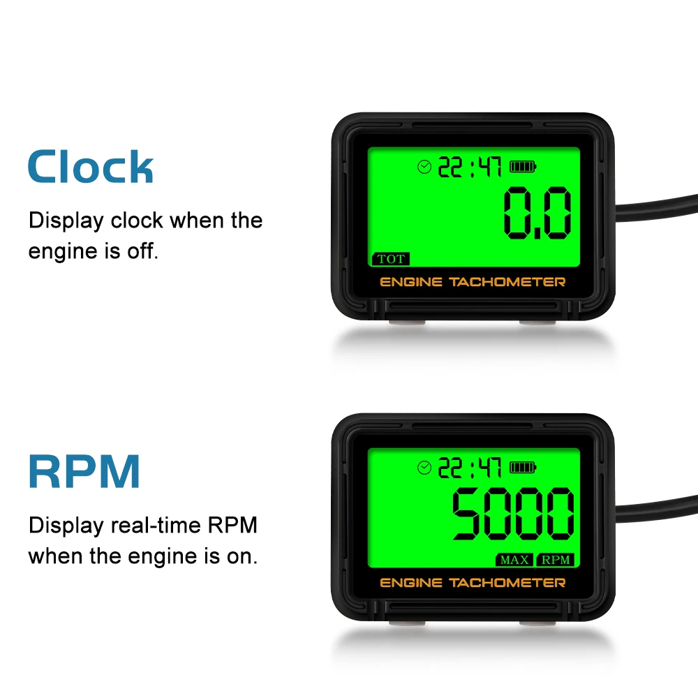 Moto Inductive Digital Tachometer