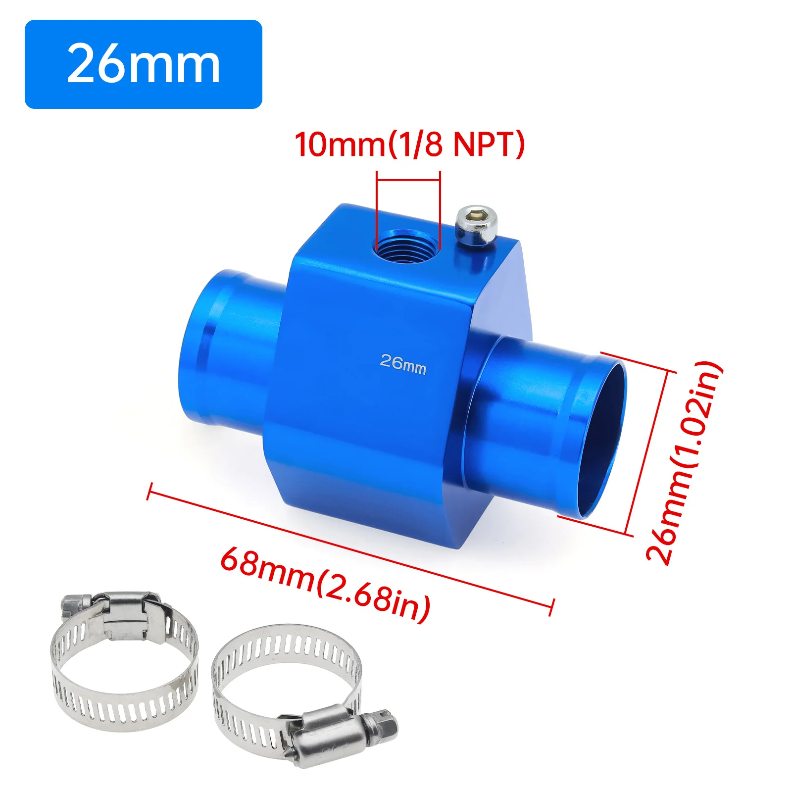 LCD Digital Car Truck 2 In 1 Water Temp + Voltmeter Gauge +10MM coolant temperature sensor LCD Digital Car Truck 2 In 1 Water Temp + Voltmeter Gauge +10MM coolant temperature sensor